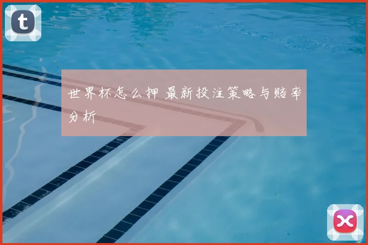 世界杯怎么押 最新投注策略与赔率分析